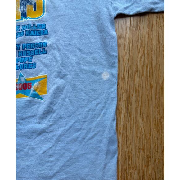 NBA 2005 Playoffs Denver Destination Finals Mens XL Light Blue - Picture 7 of 8